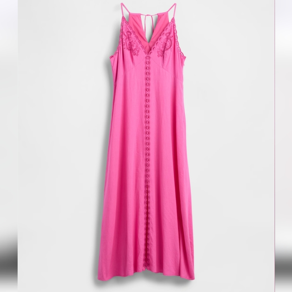 Gap Pink Sleeveless Maxi Dress - Picture 4 of 8